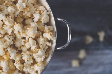 Popcorn in a bowl