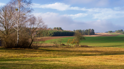 Wzgórza Sokólskie - Podlaska wieś - Krajobraz Podlasia, Polska © podlaski49
