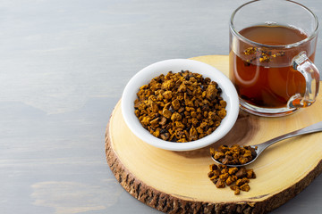 Natural, organic Chaga mushroom and chaga mushroom tea.