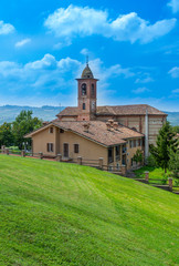 Small church in Grinzane Cavour municipality, Piedmont, Italy
