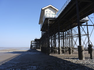 Underneath Penarth Pier