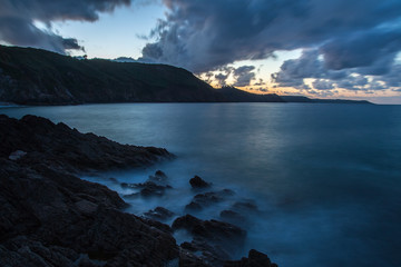 Plage Bonaparte Coucher de soleil
