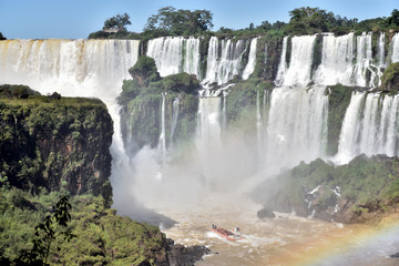 Fototapeta na wymiar Iguazu falls, argentinian national park