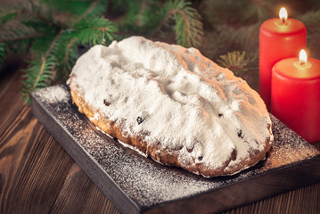 Stollen - traditional German Christmas bread