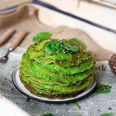 Spinach pancakes