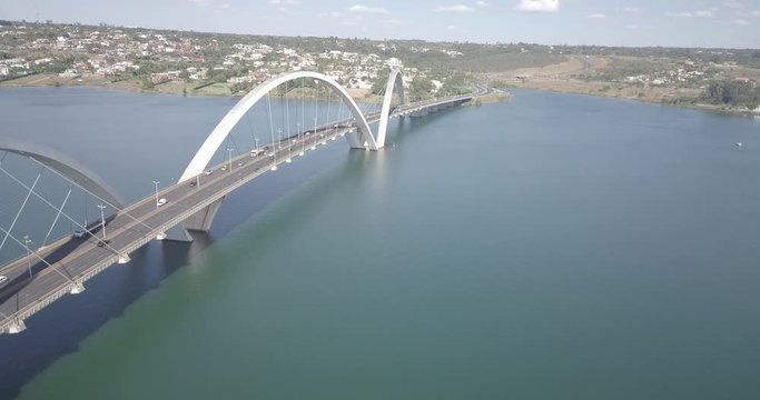 Ponte juscelino kubitschek lago paranoa brasilia brasil df distrito federal
