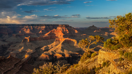 Fototapeta premium Fading sun, Grand Canyon National Park - Shoshone Point