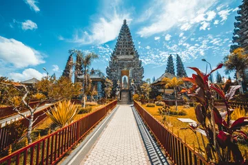 Poster A beautiful view of Ulun Danu Batur temple in Bali, Indonesia © joseduardo