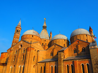View of the Pontifical Basilica of Saint Anthony of Padua in Padua, Veneto, Italy