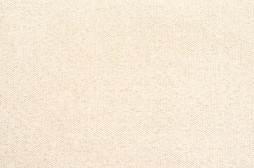 Natural vintage linen burlap textured fabric texture, old rustic canvas background in beige color .