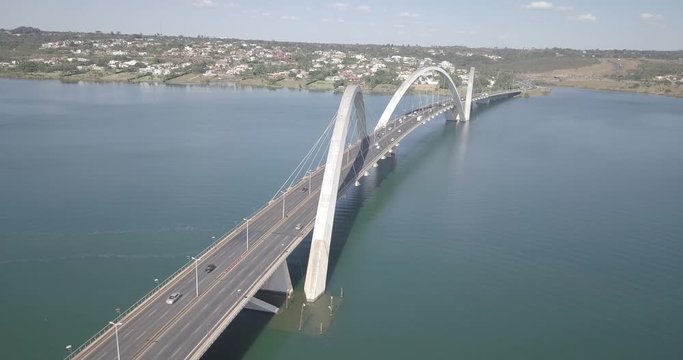 Ponte juscelino kubitschek lago paranoa brasilia brasil df distrito federal