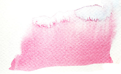 pink pillow on white background