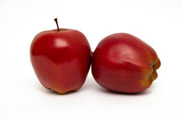 Apples isolated on a white background.