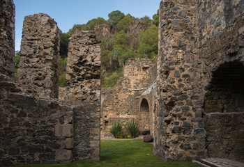 Ruins of Huasca de Ocampo Mexican town