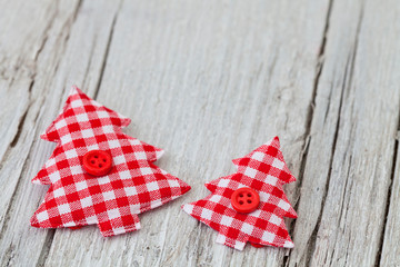 Scandinavian Style Xmas Decoration In Red And White