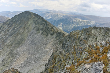 Panoramic view from Musala peak, Rila mountain, Bulgaria
