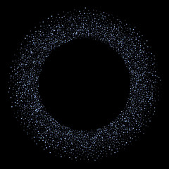 Rainbow, iridescent rectangle, shiny confetti.