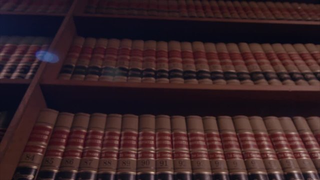Law Library Bookshelf