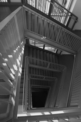 staircase in modern building