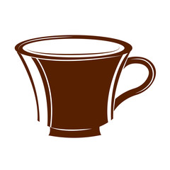 Sketch of a vintage coffee cup