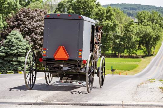 A Slow Moving Amish Buggy