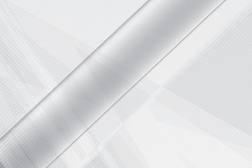 Obraz premium Abstract geometric white and gray color background. Vector, illustration. 