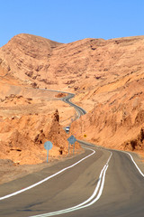 road in desert
