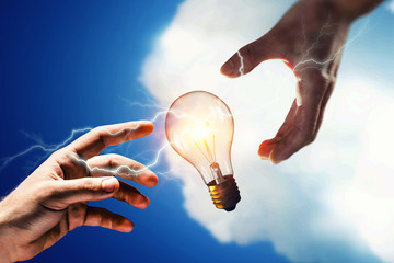 Concept of new ideas and innovation