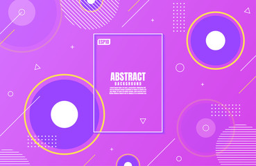 Abstract modern purple colors gradient with Geometric Shape for business background design, Poster; Card. Vector illustration