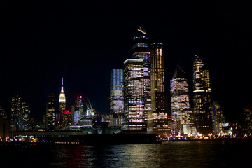 Fototapeta na wymiar Hudson Yards Nachts