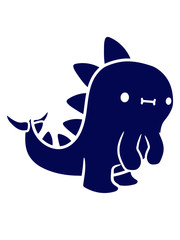 Blauer Stegosaurus Dinosaurier 