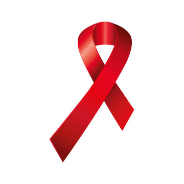 aids day awareness ribbon isolated icon vector illustration design