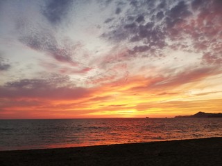 atardecer