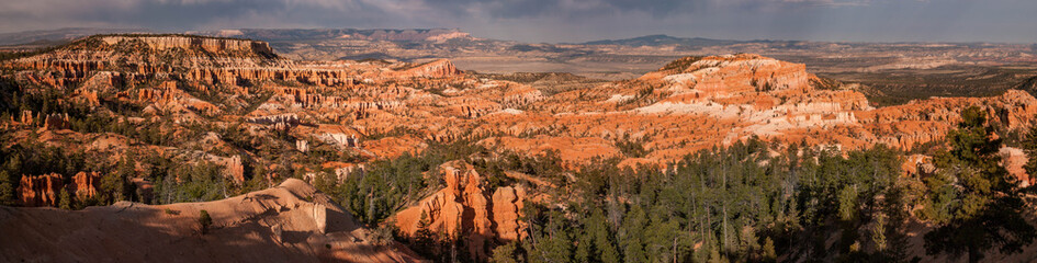 Panorama View of the Sunset Point, Bryce Canyon National Park, Utah, USA.