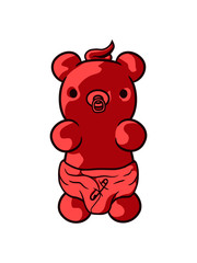 Baby Gummibärchen Design kawaii niedlich nett lieb