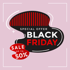 Black Friday sales banner template
