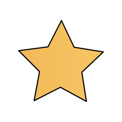 star decoration christmas isolated icon vector illustration design