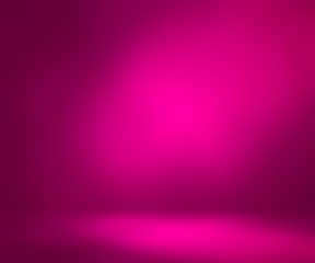 Pink empty room 3d illustration. Blurred wall texture. Seductive defocused interior. Valentines day background. Luxury style.