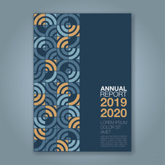 Abstract minimal geometric background for business annual report book cover brochure flyer poster