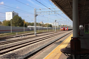 train in the station subway