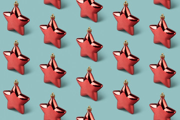 Decorative Christmas star pattern on decorative background.