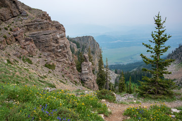 rocks in mountains Tetons