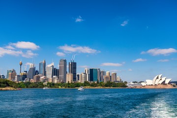 Skyline of Sydney with city central business district