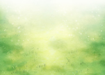 芝生　草原　背景　風景