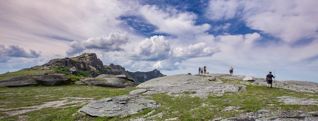 The Ergaki mountain range in the Western Sayan Mountains