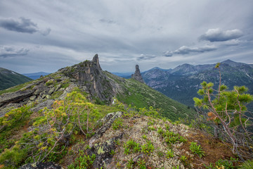 Fototapeta premium The Ergaki mountain range in the Western Sayan Mountains