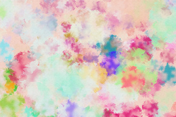 Fototapeta na wymiar Dreamy abstract watercolor painting background