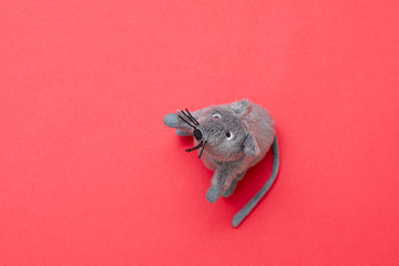 Mouse plush toys for 2020 New Year's cards
