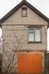 Old collapsing house in the country