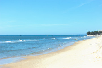 beach, sea, ocean, sand, sky, water, blue, summer, tropical, 